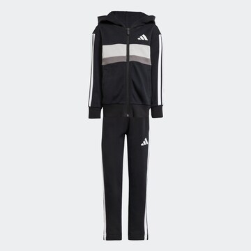 ADIDAS SPORTSWEAR Tracksuit 'Essentials Tiberio' in Black: front