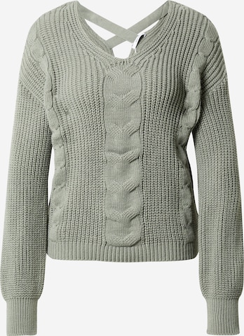 ABOUT YOU Sweater 'Michaela' in Green: front