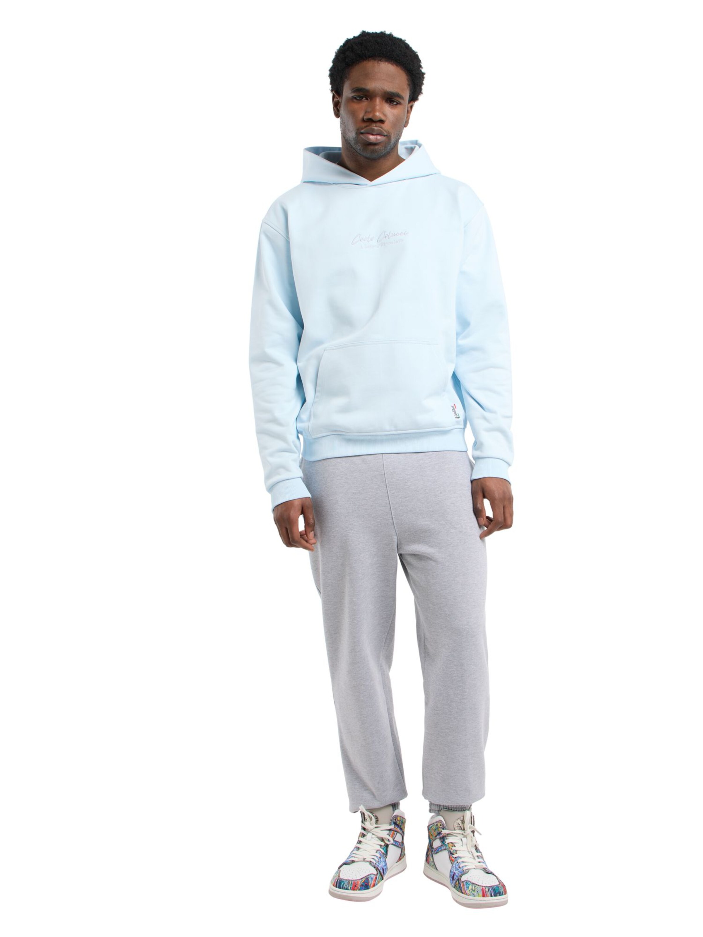 Carlo Colucci Sweatshirt 'Frigo' in Blauw