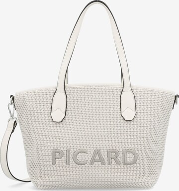 Picard Shopper in Wit: voorkant