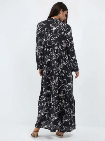 Hiccup Shirt dress in Black