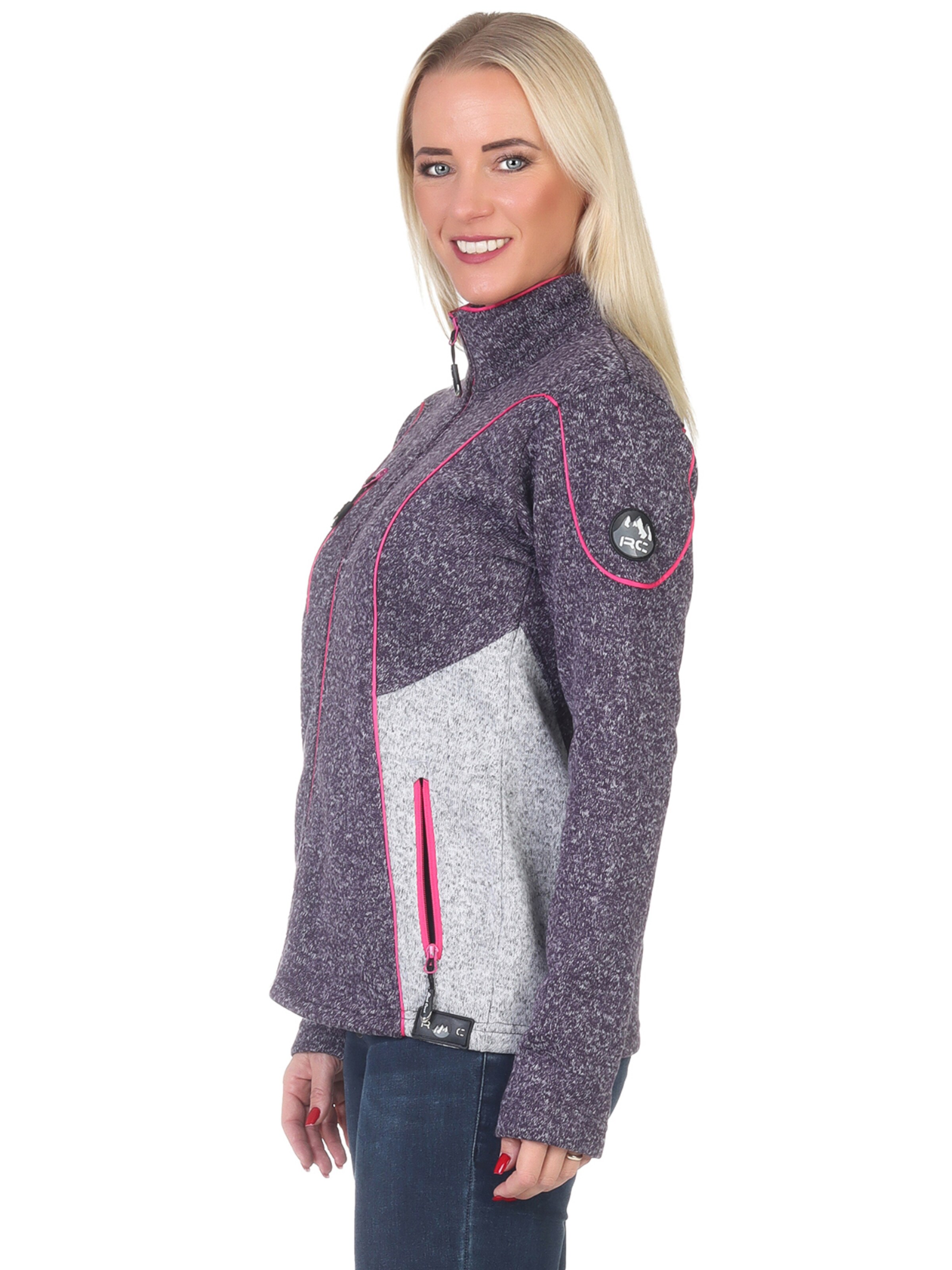 Rock Creek Fleecejacke in Grau