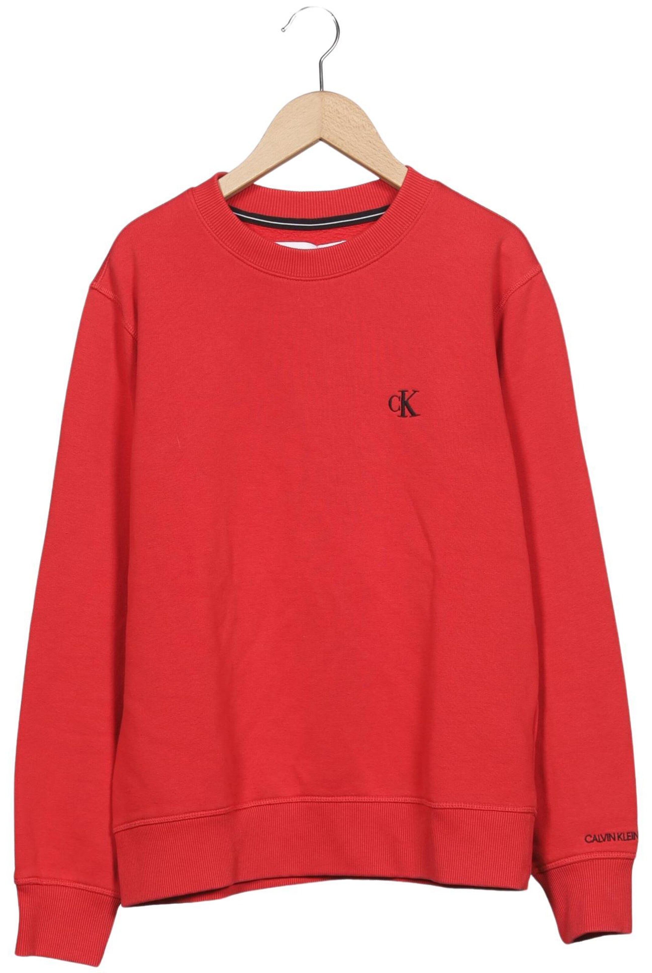 Calvin Klein Jeans Sweatshirt & Zip-Up Hoodie in S in Red: front