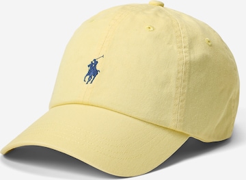 Polo Ralph Lauren Шапка с козирка в жълто: отпред