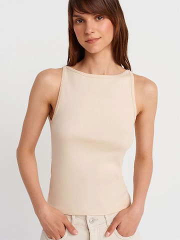 Dilvin Top in Beige