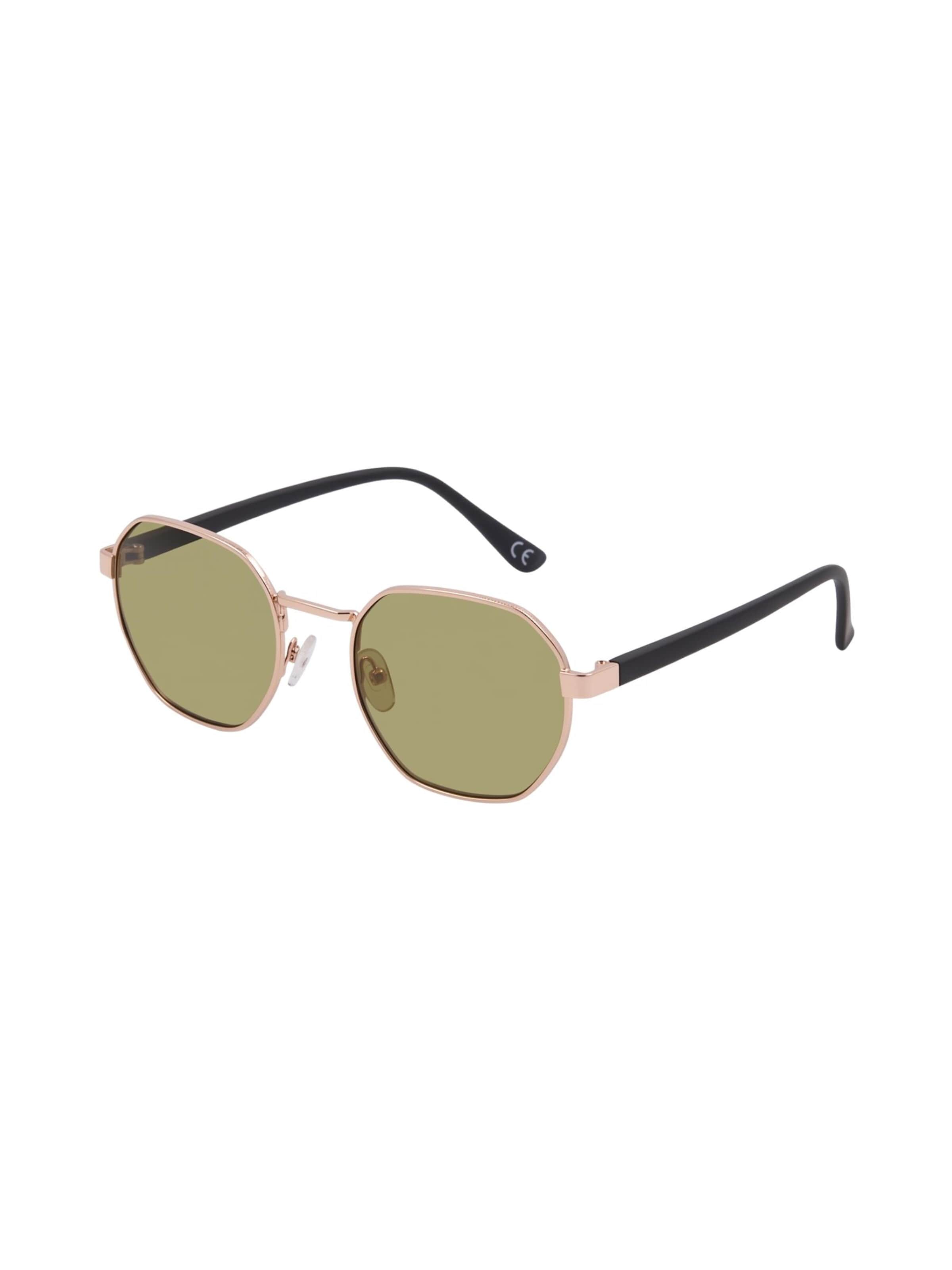 Maxte Sunglasses 'Solo-Solis Classic Hexagon Sonnenbrille' in Green: front