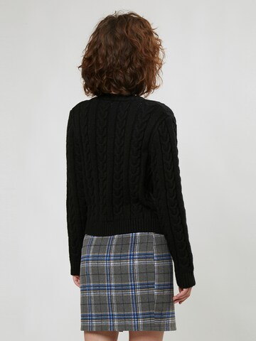 Influencer Knit cardigan in Black