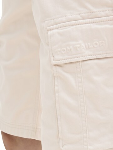 TOM TAILOR Regular Cargohose in Beige