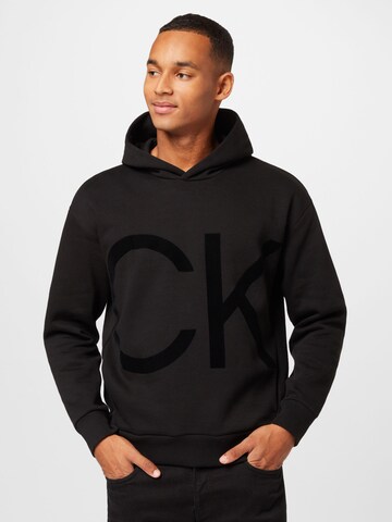 Calvin Klein Sweatshirt in Black: front