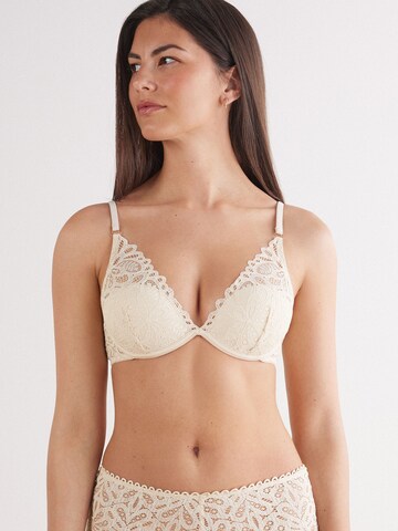 INTIMISSIMI Bralette Bra 'ELENA ITALIAN RIVIERA' in Beige: front