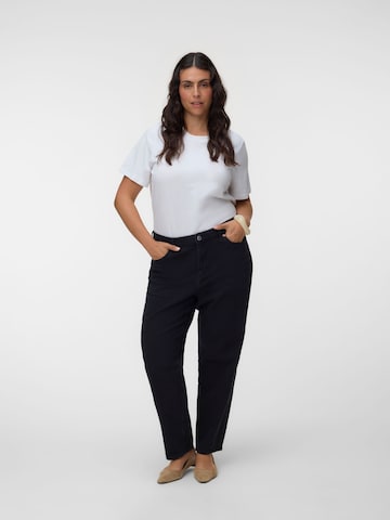 Vero Moda Curve Regular Jeans in Schwarz: Vorderseite