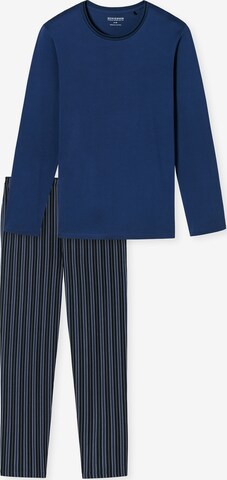 SCHIESSER Pyjama ' Selected Premium ' in Blau: predná strana