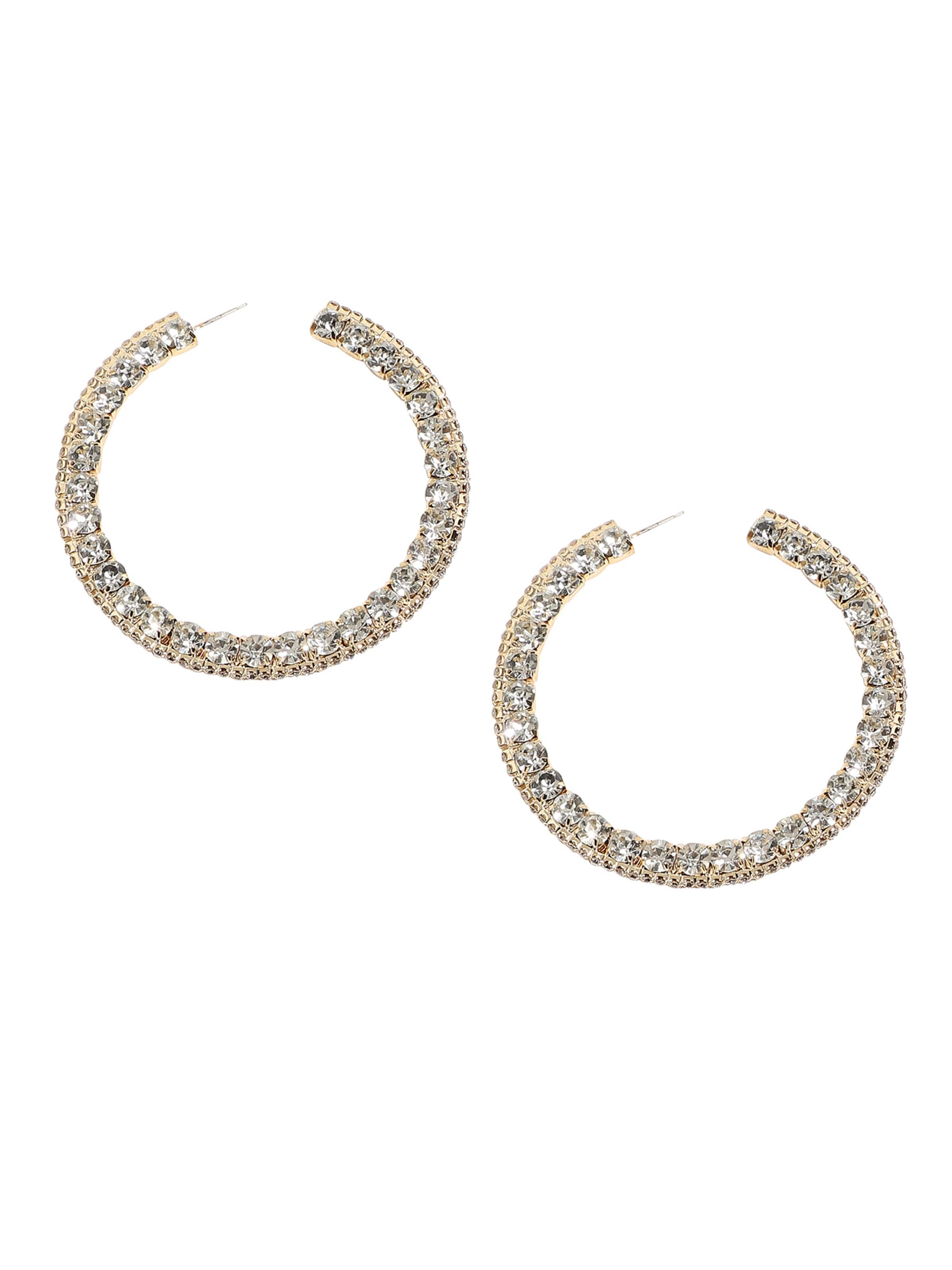 SOHI Kõrvarõngas 'Eldreda', värv Kuld: eest vaates