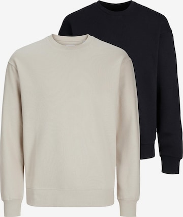 JACK & JONES Sweatshirt 'Star' in Braun: Vorderseite