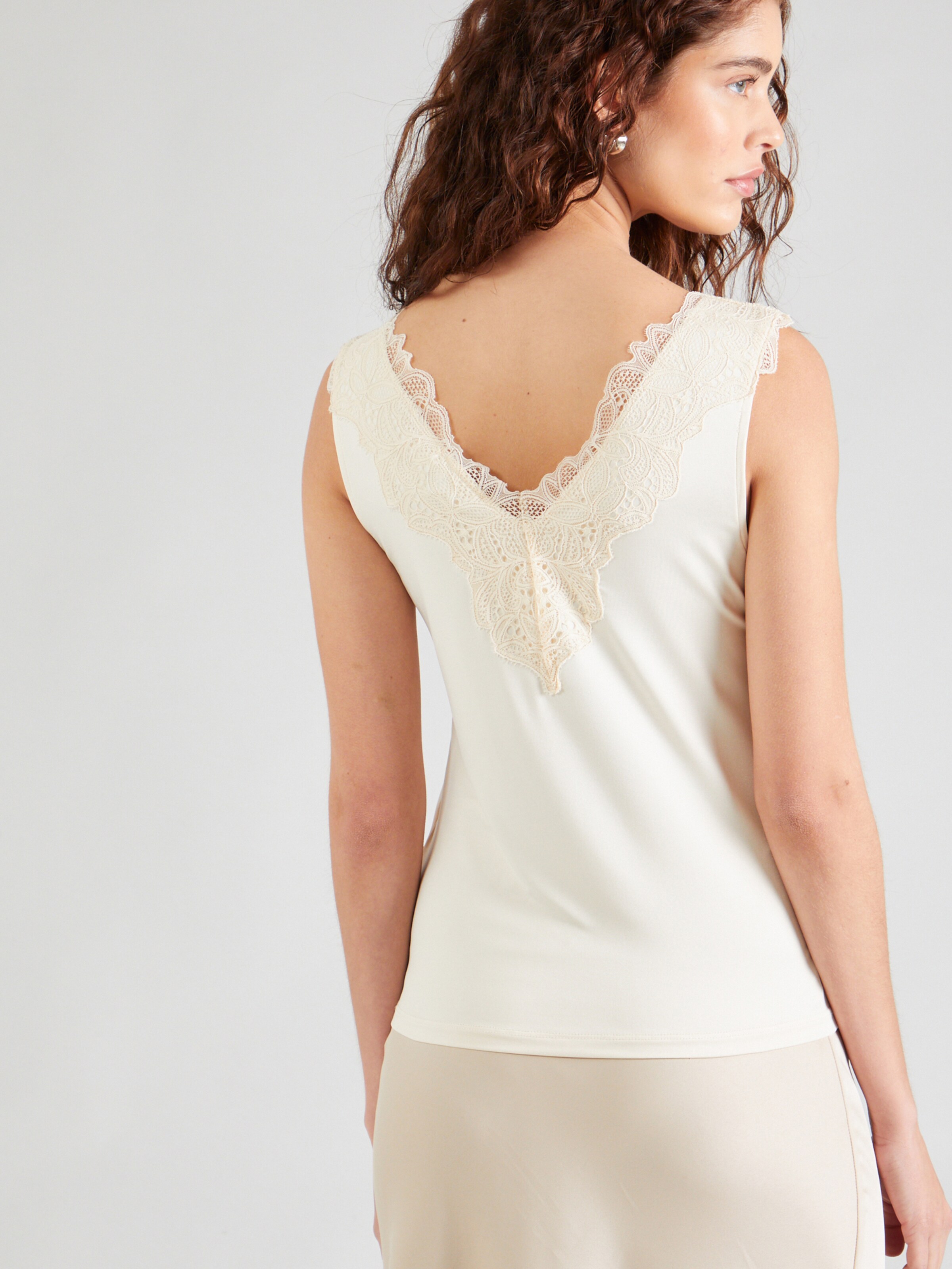 YAS Top 'LORI' in Light Grey | ABOUT YOU