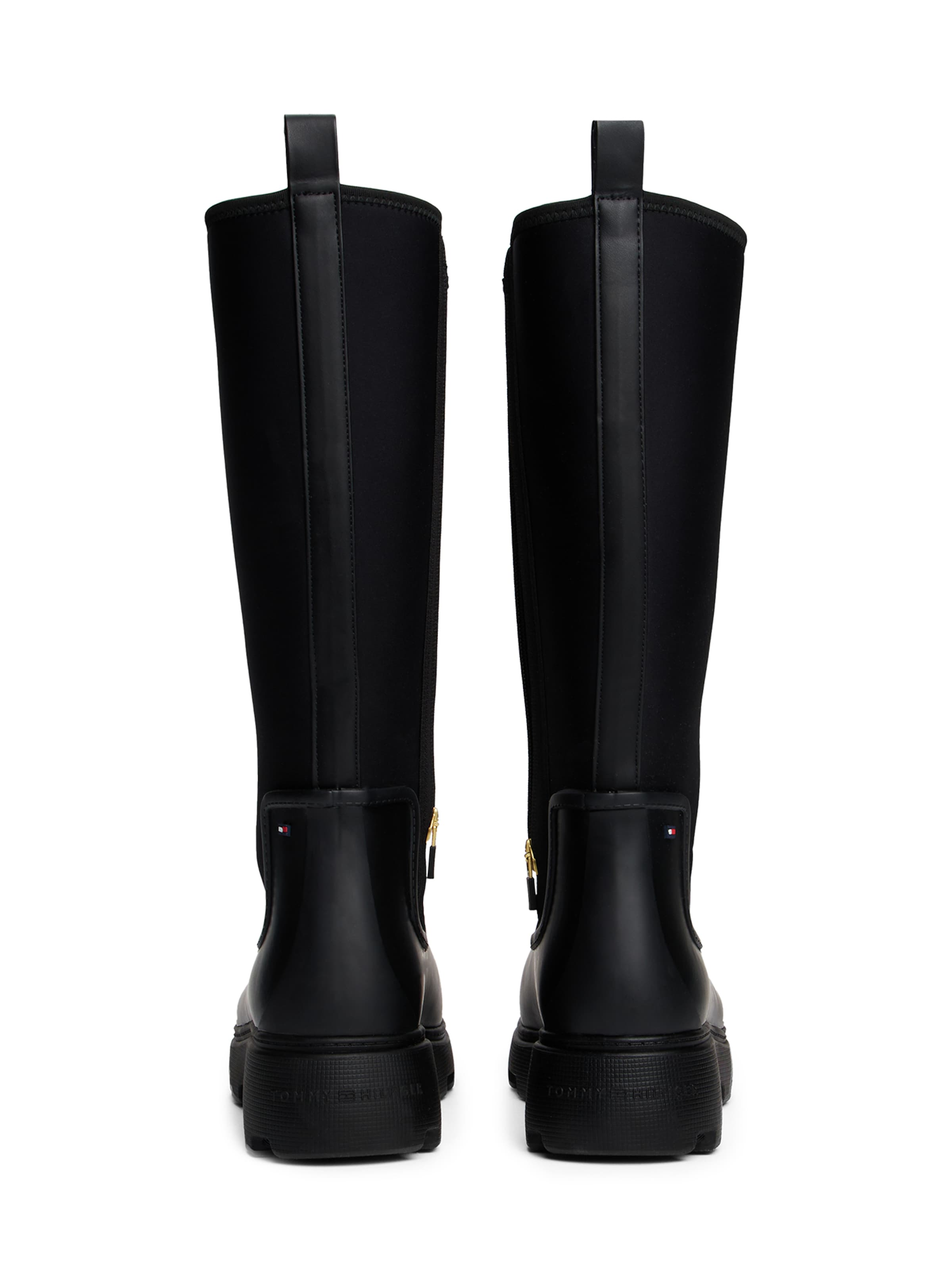 Bottes en caoutchouc TOMMY HILFIGER en noir