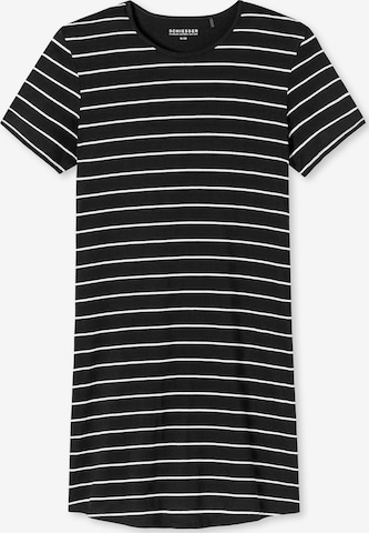SCHIESSER Pajama Shirt ' 95/5 ' in Black: front