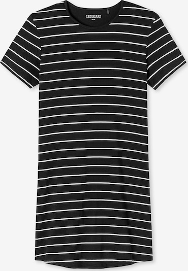 SCHIESSER Nachthemd in de kleur Zwart / Wit, Productweergave