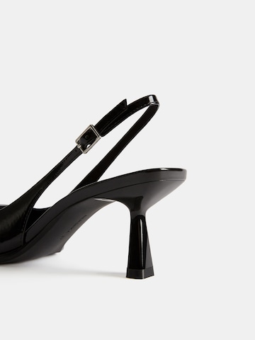 Bershka Slingback pumps i svart