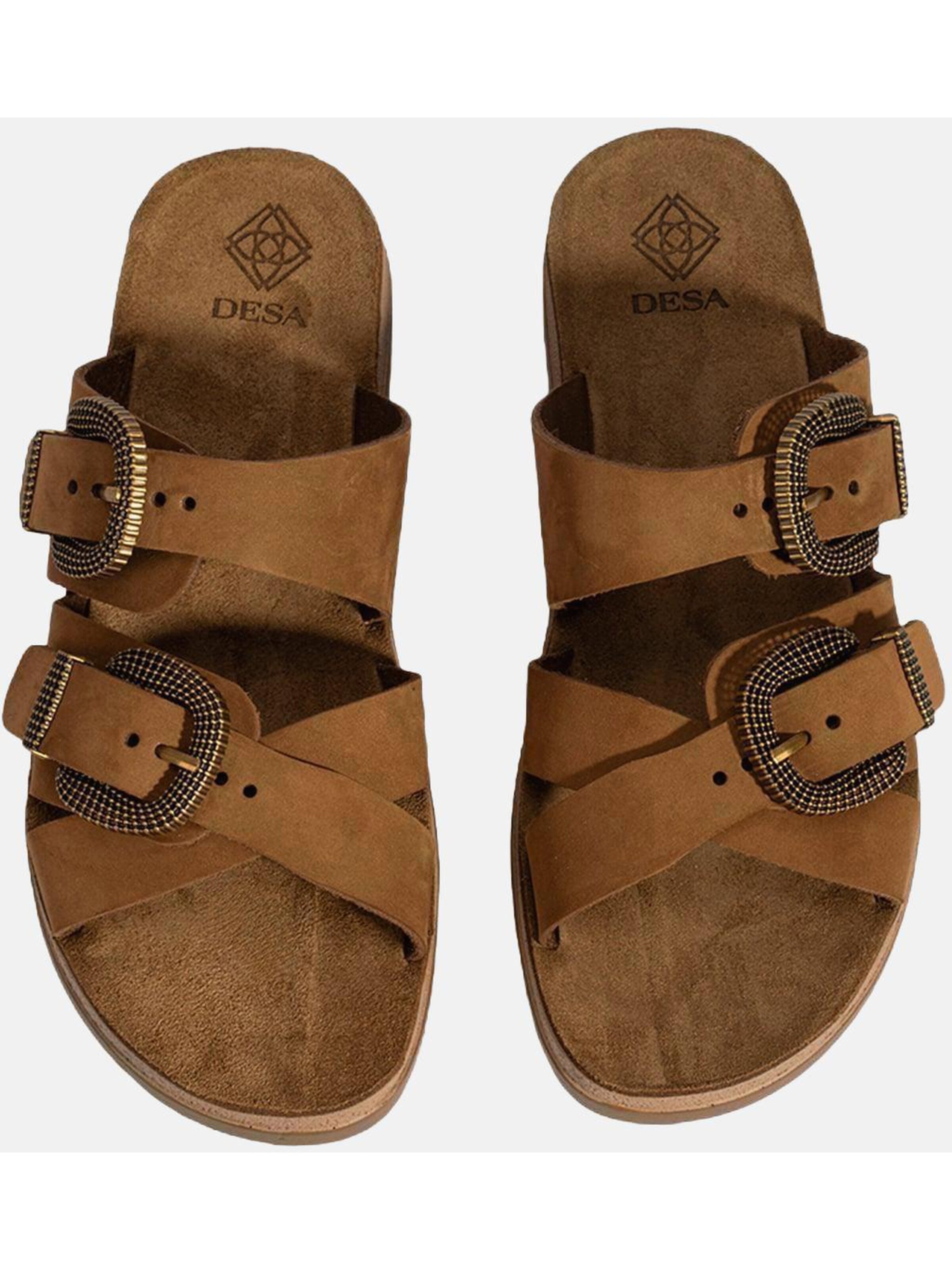 Desa Slippers in Brown