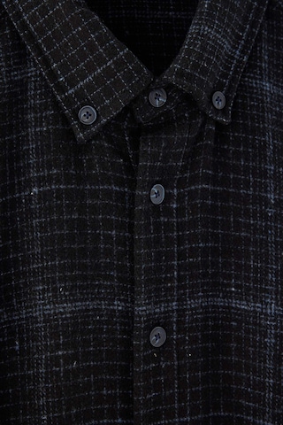 Trendyol Regular fit Button Up Shirt in Black
