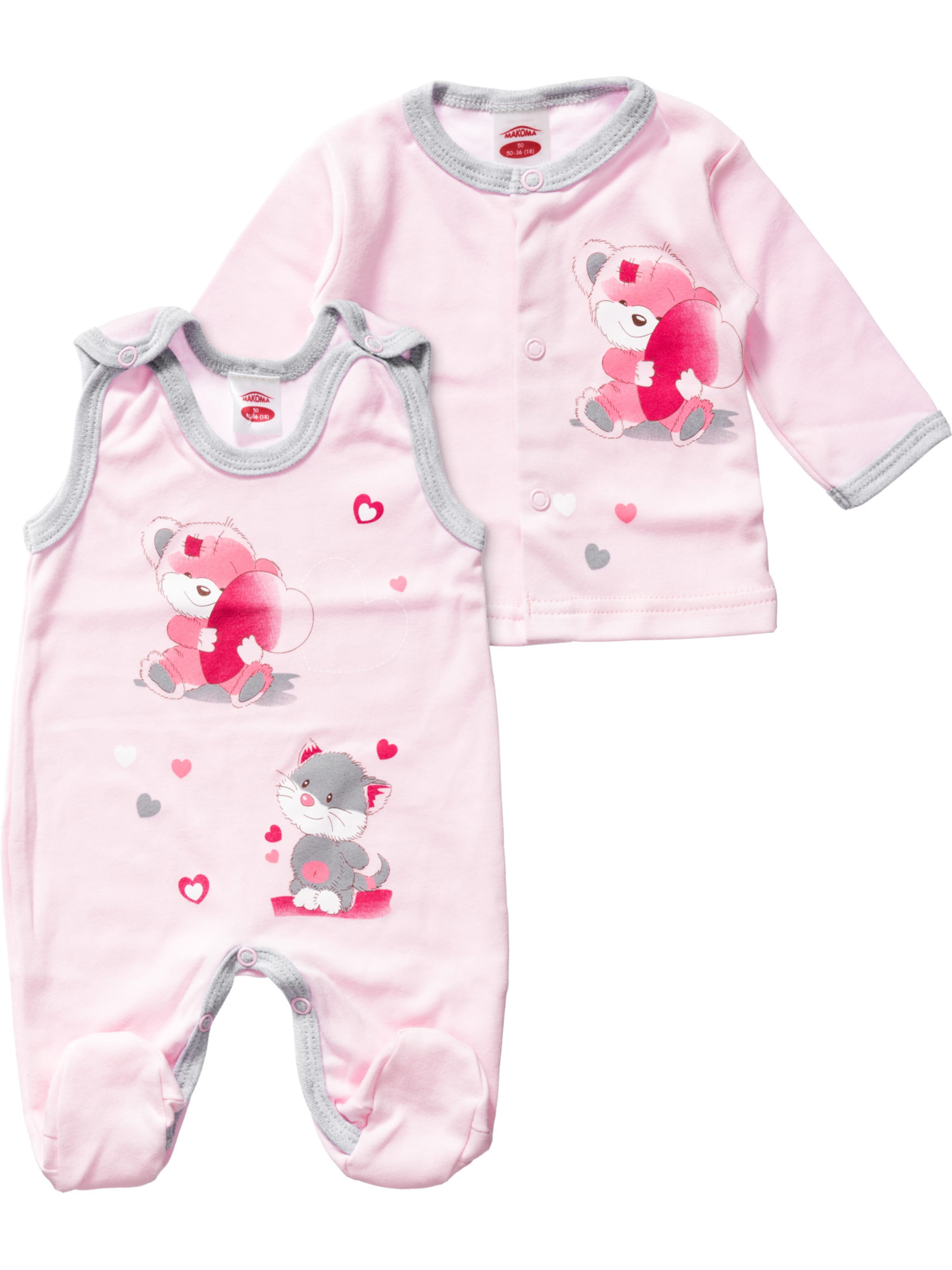 Makoma Ondergoedset 'Bär & Katze' in Roze: voorkant