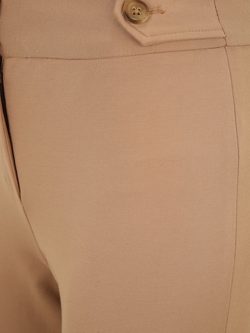 Coupe slim Pantalon 'PONTE' MICHAEL Michael Kors en marron