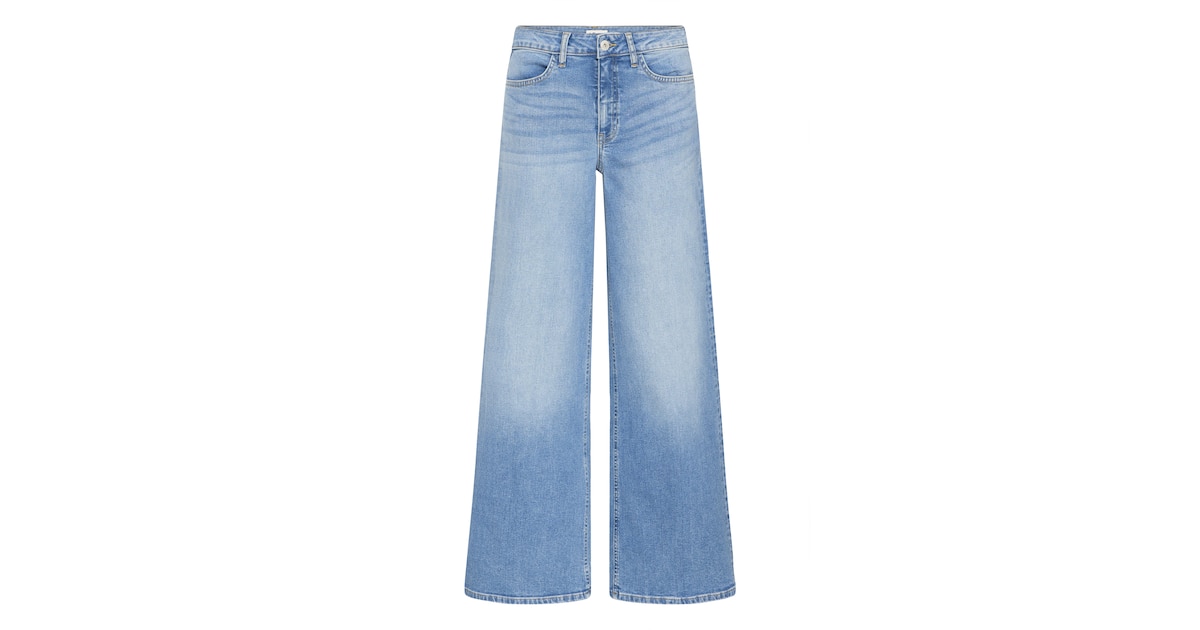 ICHI IHTwiggy Wide Leg Jeans Denim Blauw | BijMaris ICHI IHTwiggy Wide Leg Jeans Denim Blauw | BijMaris