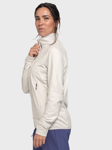Schöffel Athletic fleece jacket 'Blaueis' in Beige