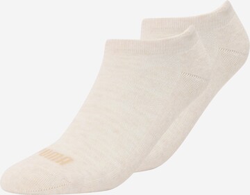 PUMA Ankle socks in Beige: front