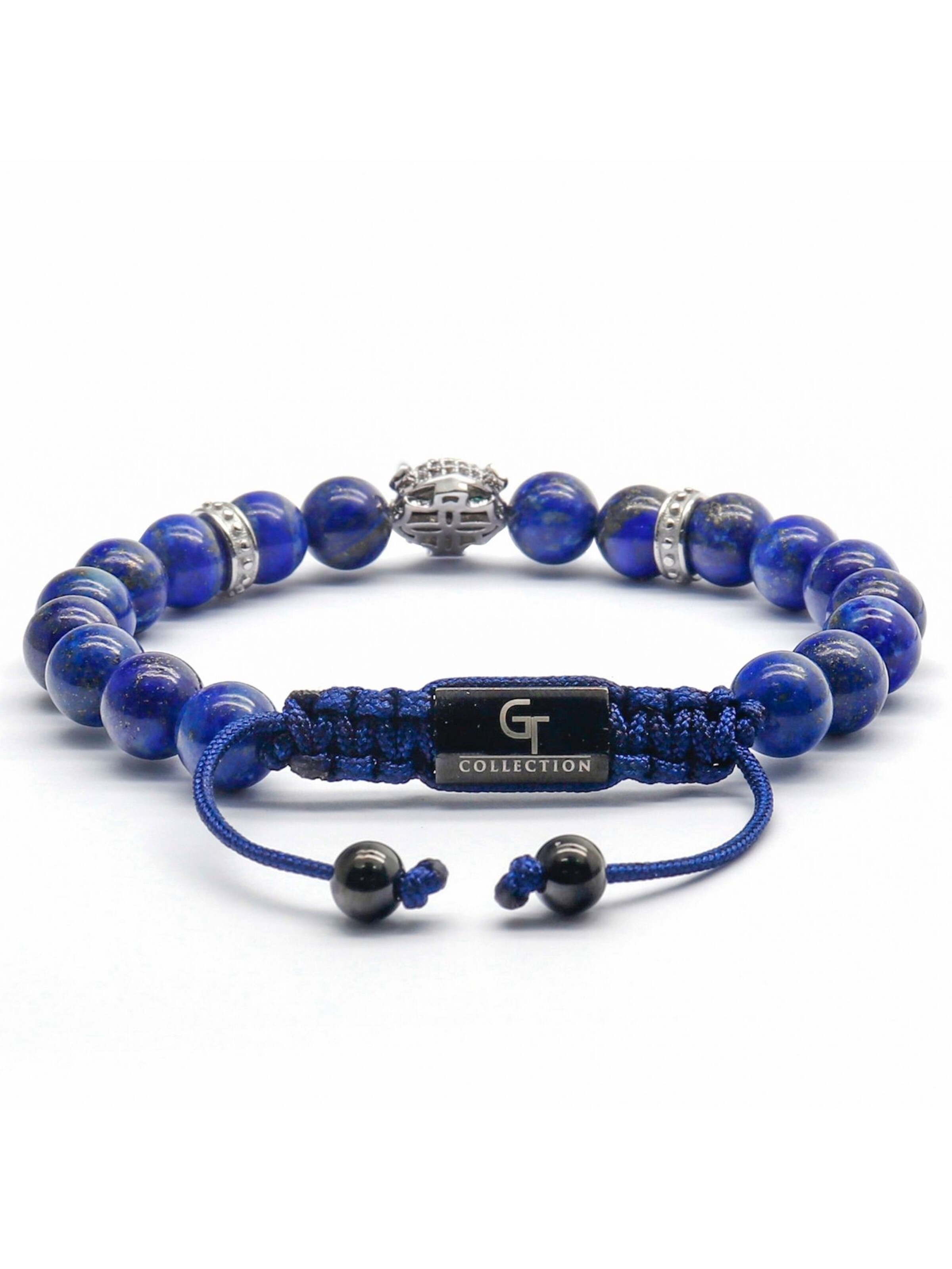 GT Collection Bracelet 'Leopard Head' in Blue