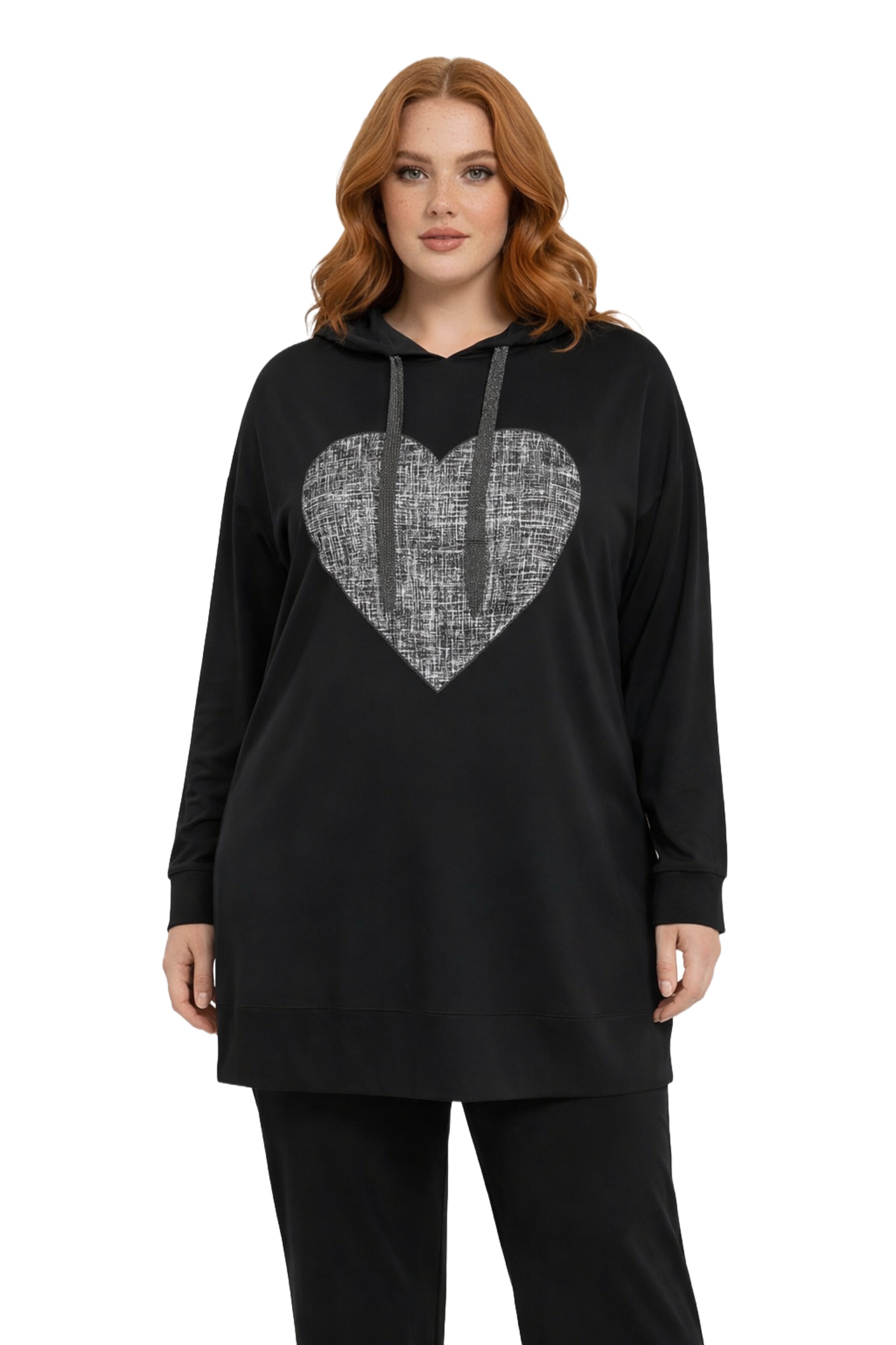 Sweat-shirt Shape Of You en noir : devant