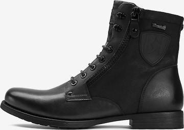 Kazar - Botas con cordones en negro: frente