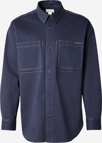 Calvin Klein Jeans Regular Fit Paita värissä sininen: etupuoli