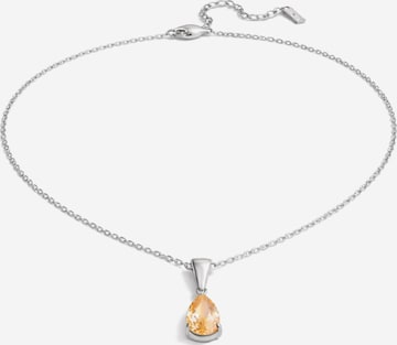 Pure Schmuck Kette 'Royal Drop Halskette Silber | Bridgerton' in Beige: Vorderseite