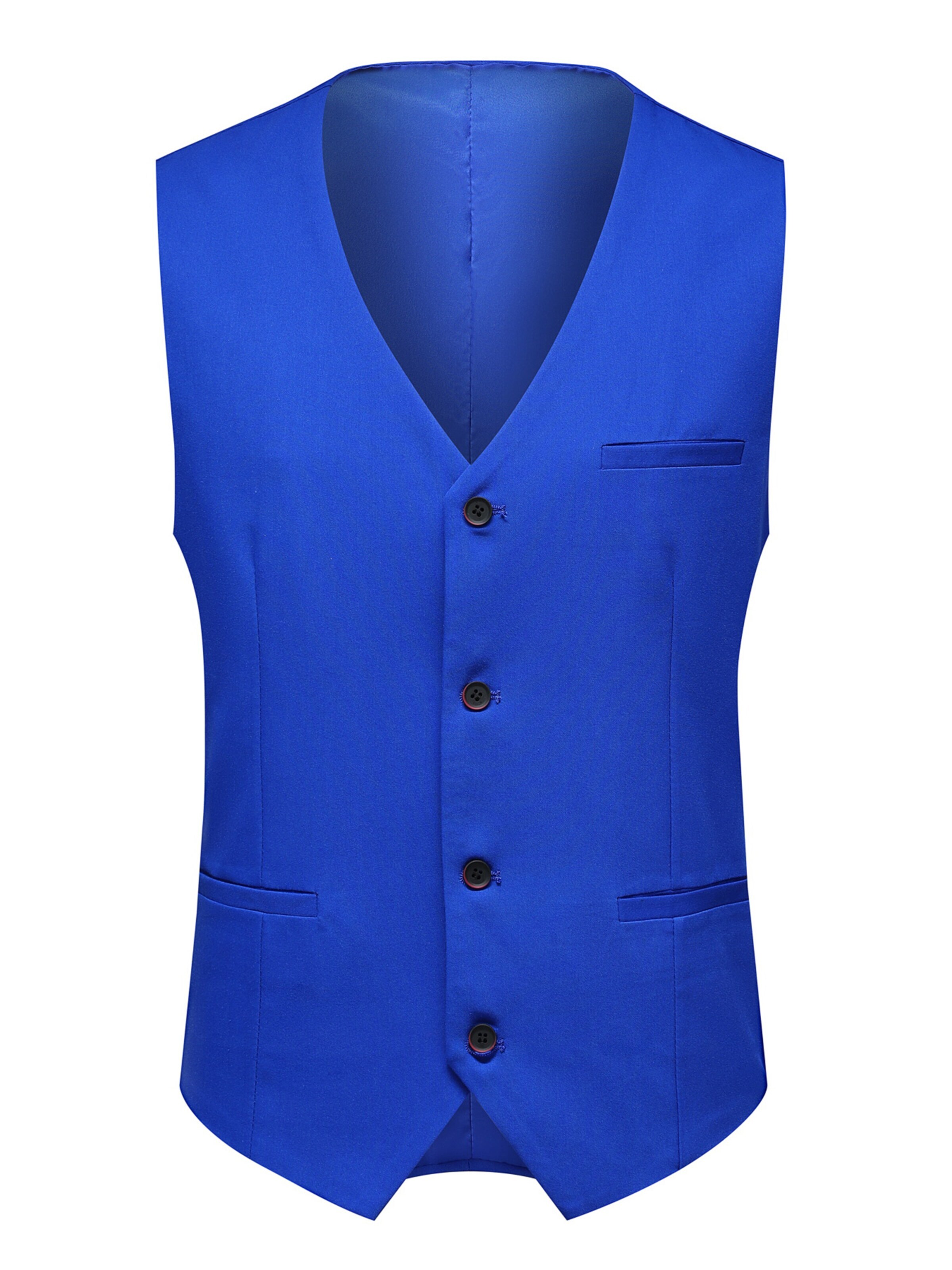 YOUTHUP Slim fit Suit 'Vollbild' in Blue