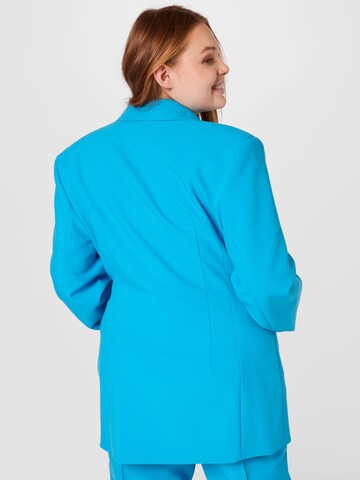 River Island Plus - Blazer en azul