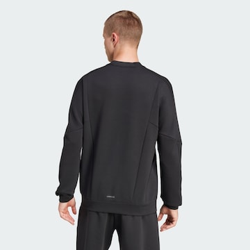 ADIDAS PERFORMANCE Sports sweatshirt 'Designed For Training' in Black