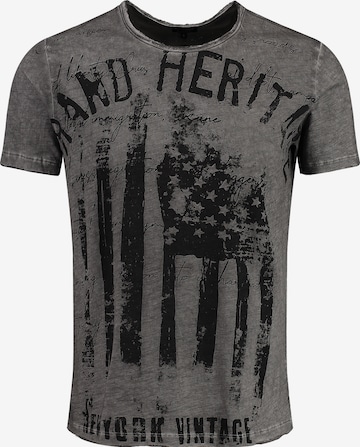 T-Shirt 'MT VINTAGE' Key Largo en gris : devant