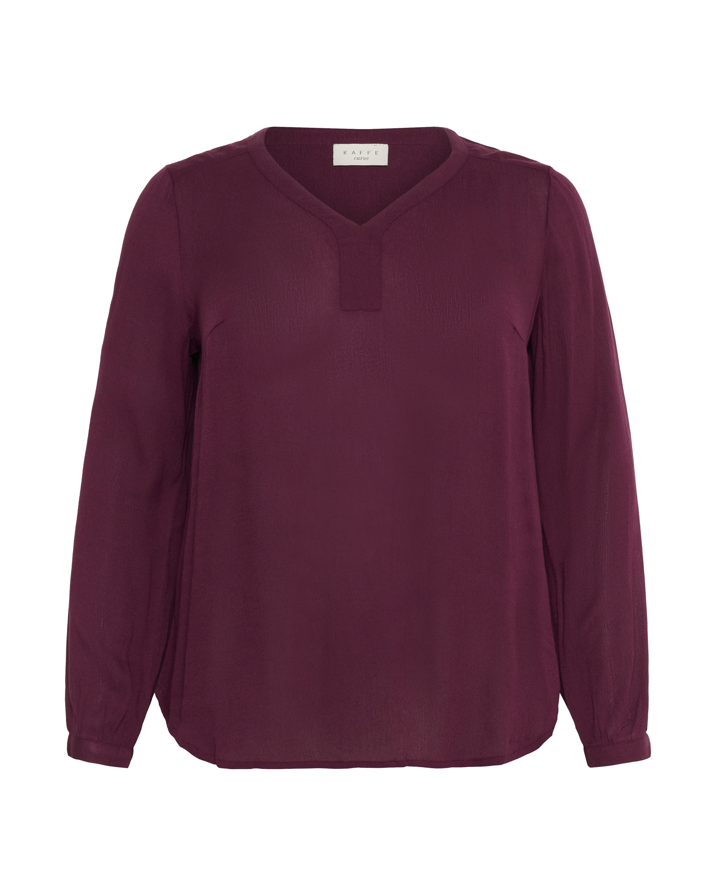 KAFFE CURVE Блузка 'KCAmi' в Красный: спереди