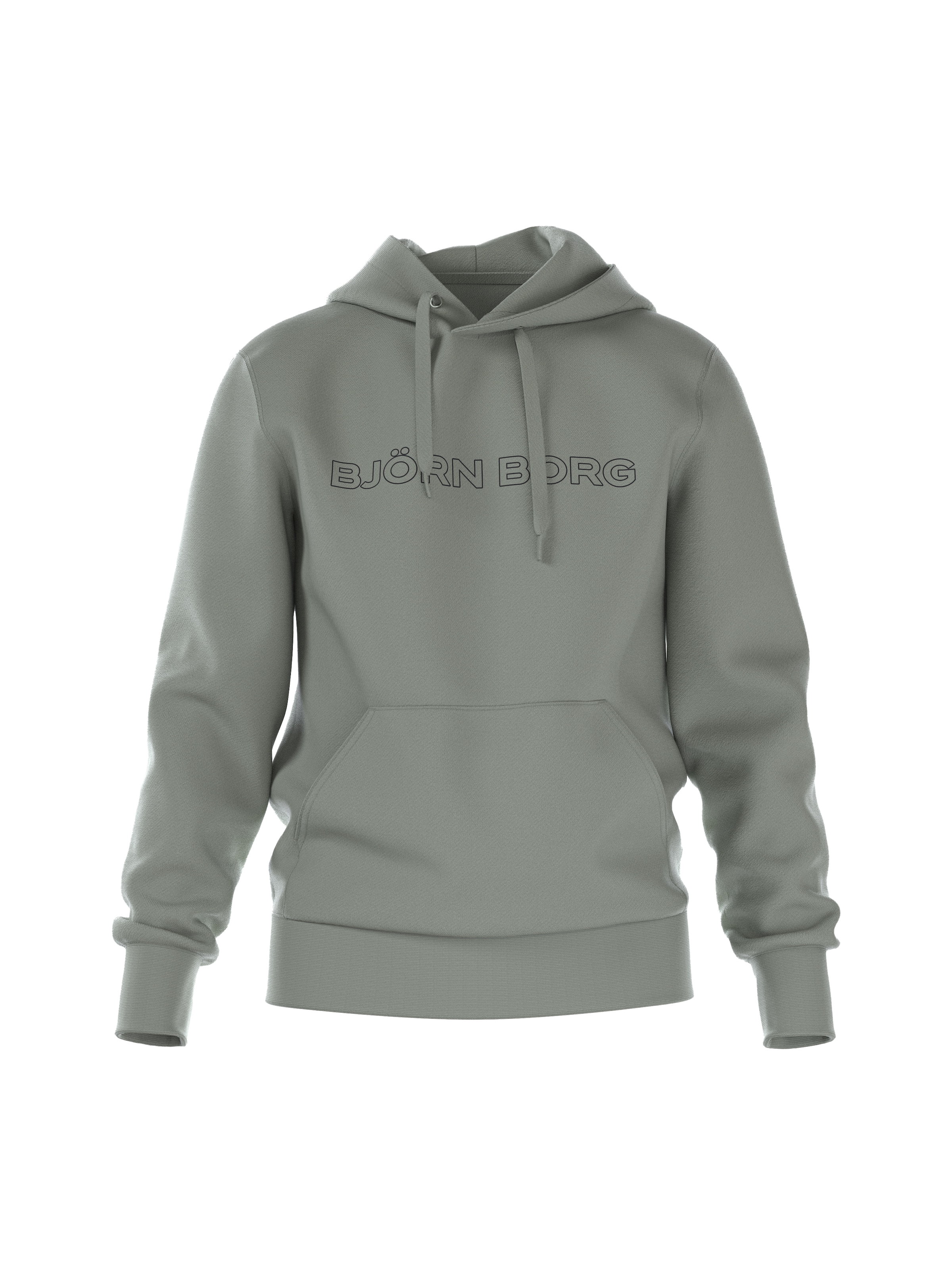 zaļš BJÖRN BORG Sportiska tipa džemperis 'ESSENTIAL 3': no priekšpuses