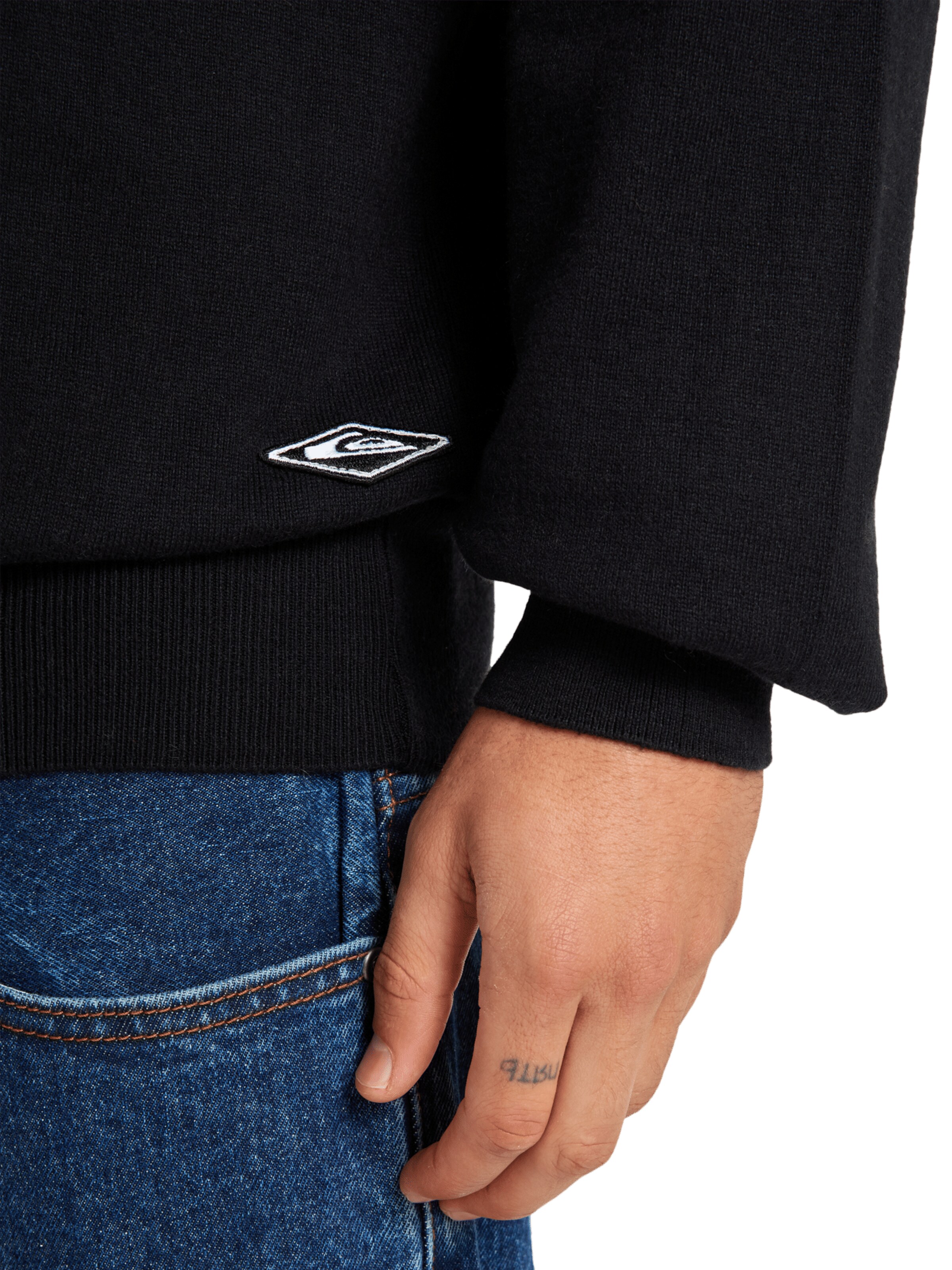 QUIKSILVER Sweatshirt 'Diamond' in Black