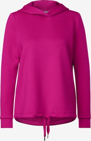 STREET ONE Sweatshirt in Pink: front