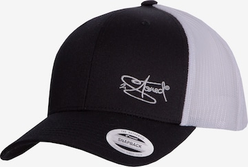 2Stoned Cap 'Flexfit Trucker Retro 2-Tone' in White: front