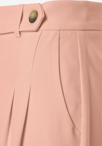 Wide Leg Pantalon à plis LASCANA en rose