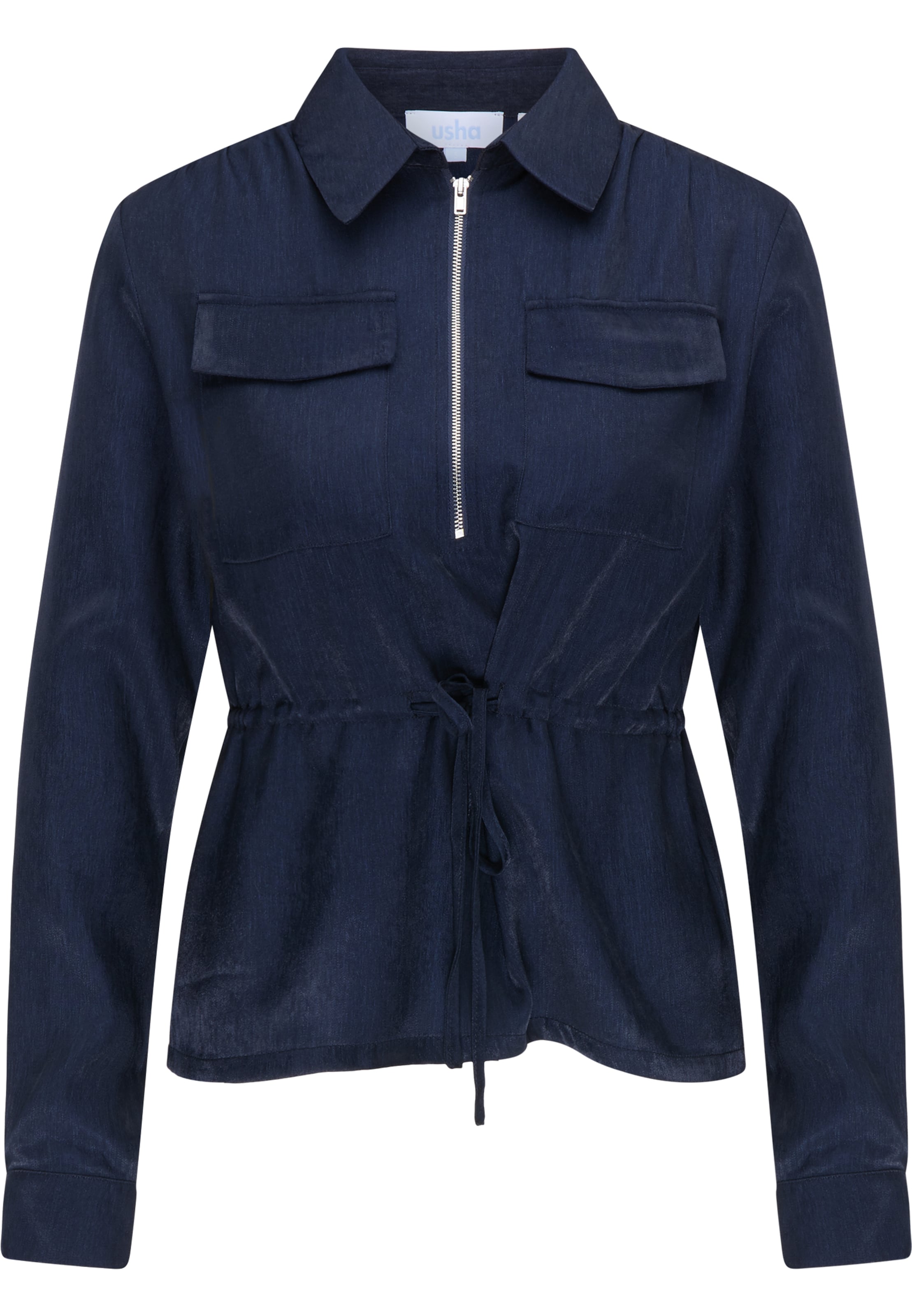 usha BLUE LABEL Блузка в Синий: спереди