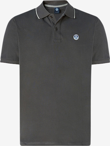 North Sails Poloshirt in Grau: predná strana