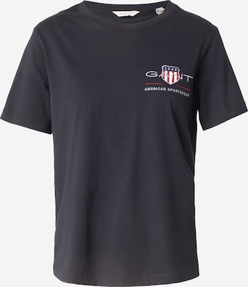 GANT Тениска в черно: отпред