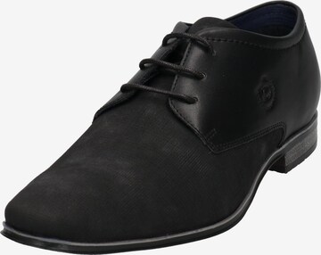 bugatti Lace-Up Shoes in Black: front