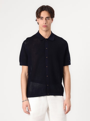 TOMMY HILFIGER Strickjacke in Blau: Vorderseite